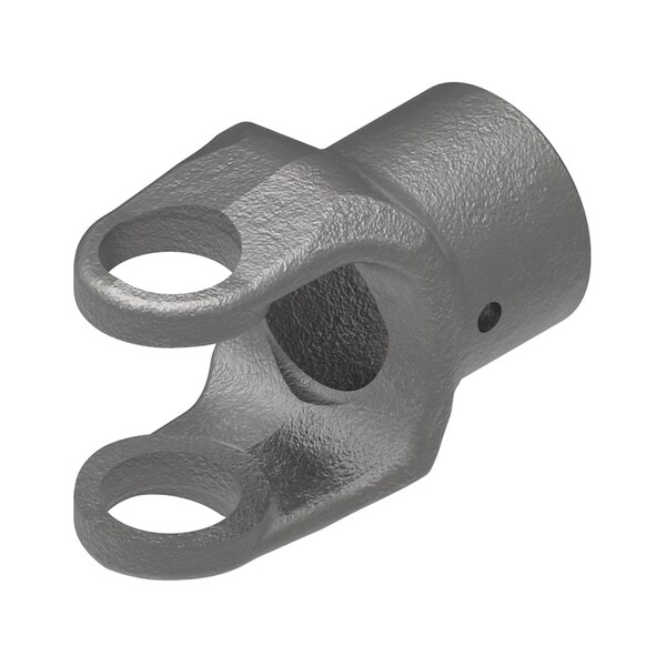 Shear Pin Implement Yoke (w/ 1/4" Pin Hole) 3" x3" x7"
